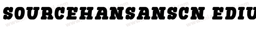 sourceHansanscn edium字体转换